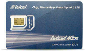 Telcel SIM Card Phone Minutes and Data Refill - Mexico SIM Card